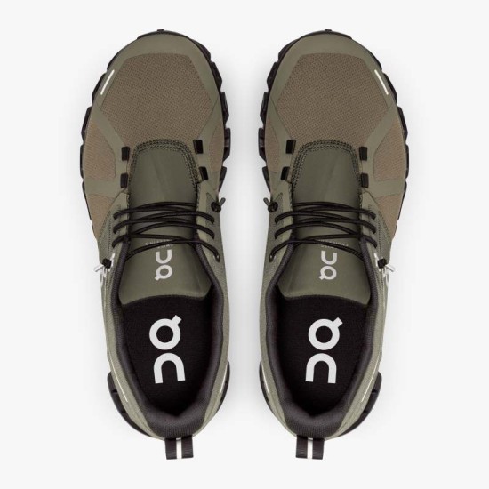 On Cloud 5 Waterproof Oliv/Schwarz Damen On Cloud 5 Waterproof Oliv/Schwarz Damen